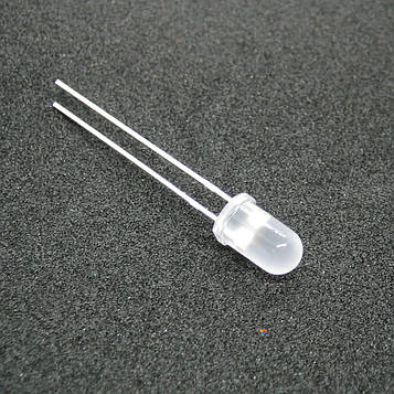 FYL-5016EGW1C LED, 5мм, біполярний, двоколірний, червоний/жовто-зелений, 40мкд, 80мкд. Матовий