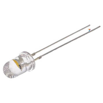 OS5MDK5A31A LED, 5мм, білий теплий, миготливий, імітація полум'я свічки, миготливий, 30°