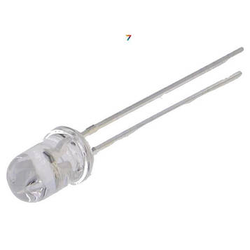 OSR5MK5A31A LED, 5мм, червоний миготливий, імітація полум'я свічки, миготливий, 4500÷5800мкд