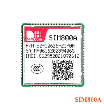 SIM800A Мініатюрний GSM / GPRS - Bluetooth модуль: GSM, GPRS, 2G, 1800МГц, 900МГц, 3,4 ... 4,4VDC, -40 ... 85 ° C, SMD