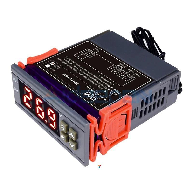 MH1210W-12-72V Цифровий регулятор температури MH-1210W, 12-72V, контроль температури нагрівання, охолодження від -50 °C до 110 °C., фото 1