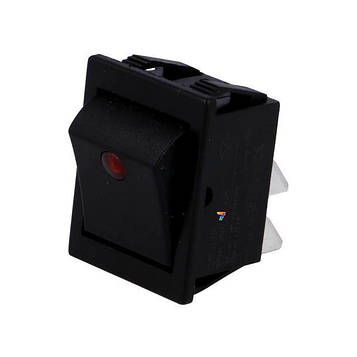 AE-C1553PLBR3 ROCKER: DPST: 2: ON-OFF: 16A/250ВAC: чорний: 250В: 1550