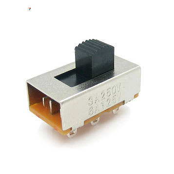 S22L-A Переключатель: движковый: 2: DPDT: 3A/250VAC. 22*13*8 мм