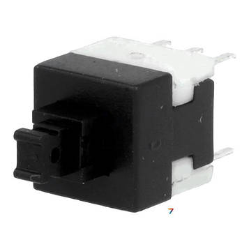 BS800N Мікроперемикач TACT, DPDT, Стать: 2, 0,1A/30ВDC, THT, ні, 1,6Н