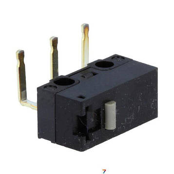 D2F-01-A Мікроперемикач, без важеля, SPDT, 0,1A / 30VDC, ON- (ON), 1, IP40