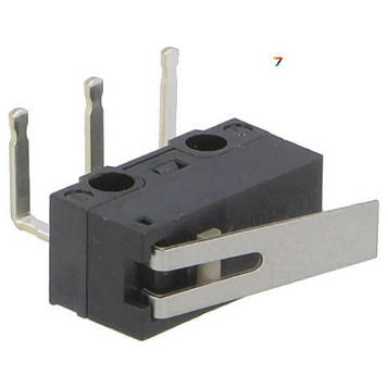 D2F-01FL-A Мікроперемикач SNAP ACTION, 1A/125ВAC, 0,1A/30ВDC, SPDT
