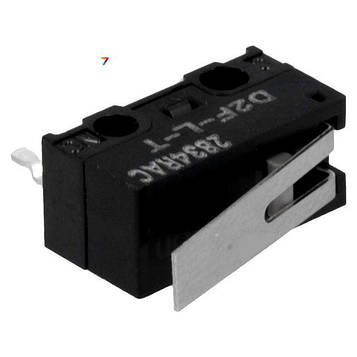 D2F-L-T Мікроперемикач, з важелем, SPDT, 3A / 125VAC, 2A / 30VDC, ON- (ON)