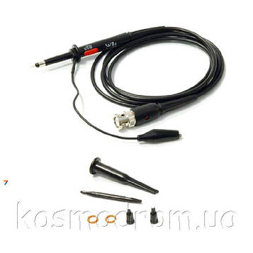 HP-2060 Щуп до осцилографа з дільником 60 МГц 1:10 -18 пФ, 10 МОм: 1: 1-15 МГц 68 пФ, 1 МОм