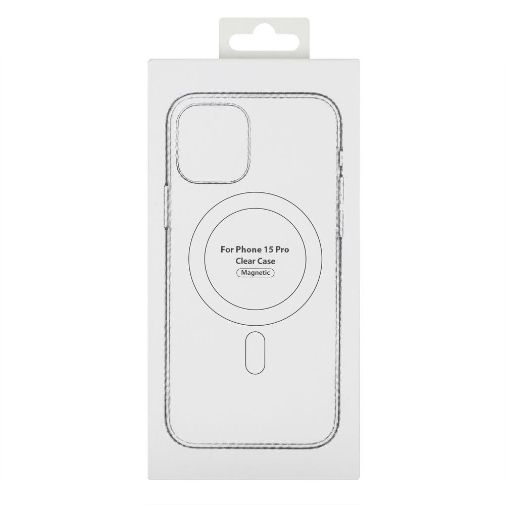 Чехол TPU Clear Case with Magsafe для iPhone 15 Pro