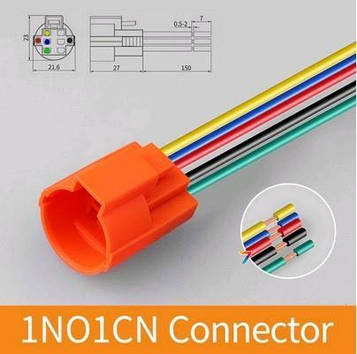 LB19-22XY5-150-5 5 проводов, используется для поворотных переключателей 19 и 22 мм 1NO1NC
