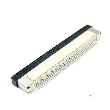 FPC CS 0.5MM 40P DB Конектор FPC. Крок 0,5 мм. Кількість контактів: 40. Тип фіксатора: висувний передній. Розташування контактів