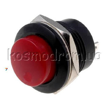 PS507A-BR Перемикач кнопоч. SPST OFF- (ON) червоний