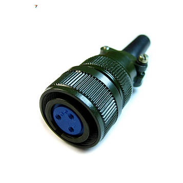 KP2G16-K3P Розетка, контактів 3, срібло, 250В. 3А, IP65, -55 + 100 ° C