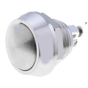 V12-10-S Перемикач: антивандальний: 1: SPST-NO: 2A/36VDC: IP65: діаметр 12мм