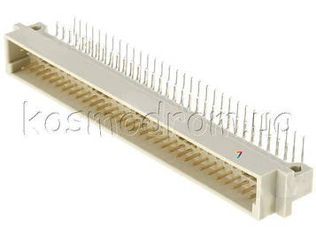 ZDIN-CM-64KAC 64pin (вилка) прямий кут 3ряда