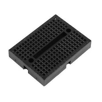 SYB-170-BLACK Макетна плата 170 точок. Колір чорний. 47х35 мм