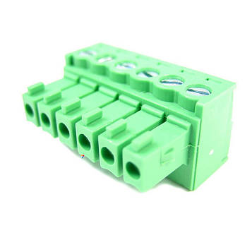 15EDGK-3.5-06P-14-00AH Роз'ємний клеммник, -мама-, кутовий, 3,5мм, кількість контактів-6, на кабель