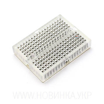 SYB-170-TRANSPARENT Макетна плата 170 точок. Прозора. 47х35 мм