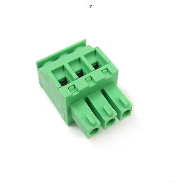 15EDGKA-3.81-03P-14-100AH Роз'ємний клеммник: -мама-: однорядний, 3,81мм: к-ть контактів-3, на кабель, зелений