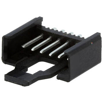 2.5MSF06 Провід-плата, гніздо, тато, Minimodul, 2,5мм, PIN: 6, THT, на PCB