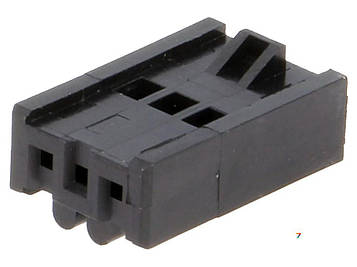 3114-03 Провід-плата, вилка, мама, Minimodul, 2,5мм, PIN: 3, на провід
