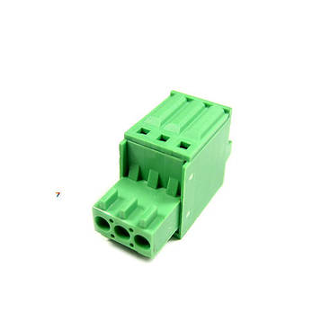 15EDGKD-2.5-03P-14-00AH Роз'ємний клеммник: на кабель: однорядний, 2,5мм: к-ть контактів-3, на плату, зелений