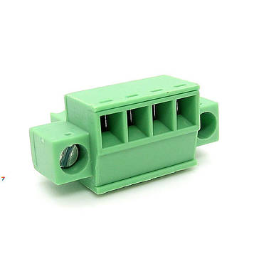 15EDGKM-3.5-04P-14-00AH Роз'ємний клеммник, крок 3,5 мм, к-ть контактів 4, на кабель 300 В. 8А.