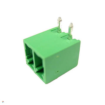 15EDGRC-3.5-02P-14-00AH Роз'ємний клеммник: -папа-: однорядний, 3,5мм: к-ть контактів-2, на плату, зелений