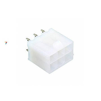 MX-5566-06A Гніздо, дріт-плата, тато, Mini-Fit Jr, 4,2 мм, PIN: 6, THT, 9А