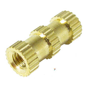 DHP-M3x12x5 Дистанціюється стійка з різьбленням: латунь: Різьблення: М3, довжина 12 мм, діаметр 5 мм