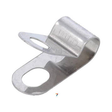 KTCC-5 Хомут, для екранованих проводів, нержавіюча сталь, петлі D: 4,8мм, A: 17,9мм