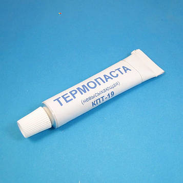 КПТ-19 17 грамм тюбик Високотемпературна теплопровідна паста. Забезпечує ефективний тепловий контакт між двома дотичними