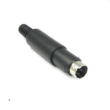 MDC-006 Вилка MINI DIN тато 6 вив. на кабель