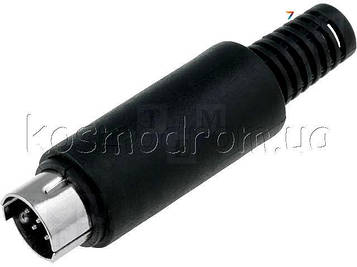 MDC-008 Вилка MINI DIN тато 8 контакт. на кабель