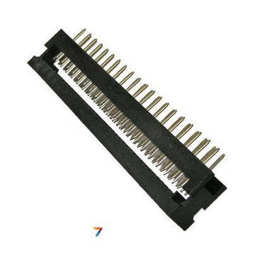 FDC-40 Роз'єми під плоский кабель, для пайки на плату, крок 2.54 мм, 40 контактів