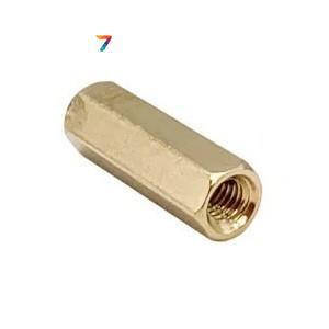 TFF-Ni-M2.5X20 Дистанціюється стійка з різьбленням: латунь: 20мм: нікель, Розмір ключа: 5,5 мм