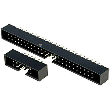 DS1014-14SF1B Гніздо, IDC, тато, PIN: 14, прямий, THT, gold flash, 2мм