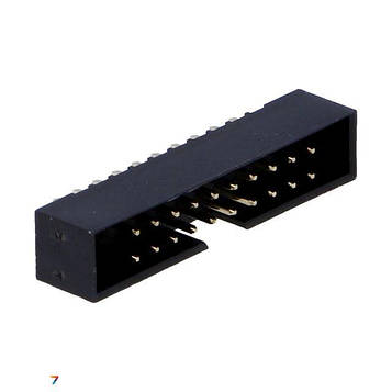 DS1014-20SF1B Гніздо, IDC, тато, PIN: 20, прямий, THT, gold flash, 2мм