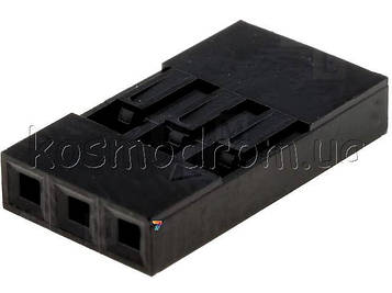 NSR-03 Вилка: IDC: мама: PIN: 3: без контактів: 2,54мм: на кабель: 1x3