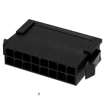 MX-43020-1600 Вилка, дріт-провід,  тато , Micro-Fit 3.0, 3мм, PIN: 16, 5А