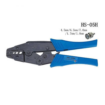 HS-05H Застосовується для обтиску RG59, RG62, RG55, RG58, RG223 Fiber optic