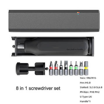 Набір викруток Phillips S2 - 8pcs Набір прецизійних викруток, 8 біт
