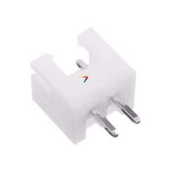 XH2.54-2P Роз'єм живлення 2 конт. (Папа) крок 2,54 на плату прямий