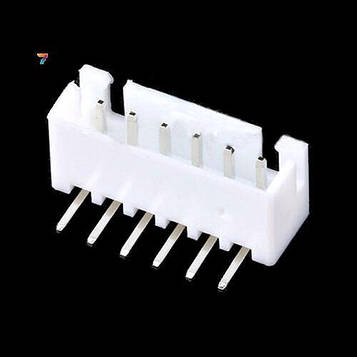 XH2.54-6R Роз'єм живлення 6 конт. (Папа) крок 2,54 на плату кутовий