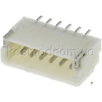 NX1001-06SMR Роз'єм: провід-плата: гніздо: тато: PIN: 6: кутовий: 1мм: 1x6: SMD
