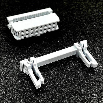 204AB-16-G IDC роз'єм, розетка на плоский шлейф 16pin(2x8), крок 2.54мм UL94V-0