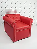 Комплект меблів для перукарень Lili модні меблі в салон краси (мийка та крісло гідравлічне) RED, фото 7