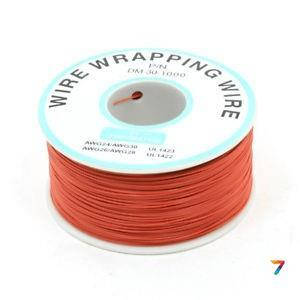 Провод для монтажу 30AWG 250м - Оранжевий Монтажний провід одножильний. Діаметр жили: 30AWG (0,25 мм) Котушка 250 метрів. Колір