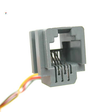 RJ11-623K 6P4C 150mm Комутаційний роз'єм із проводами 150 мм