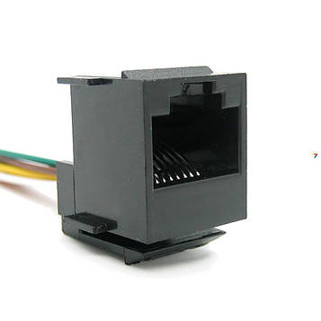 RJ45-648 8P8C 150mm Комутаційний роз'єм із проводами 150 мм